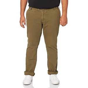 Scalpers Chino Estructura herenbroek, Vert (Khaki 18173), 48