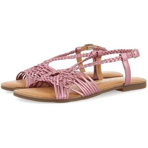 GIOSEPPO AIDONE Platte sandalen voor dames, roze, 39 EU, Roze, 39 EU