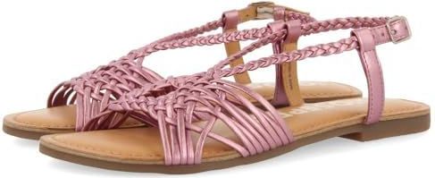 Gioseppo - Sandalen - Roze - Leer - Verstelbare Enkelsluiting