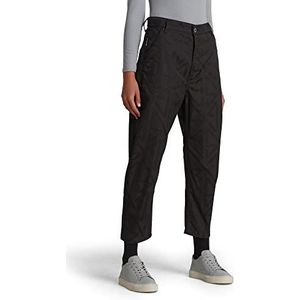 G-STAR RAW Dames 3D Cropped Boyfriend Chino Pants, zwart (Dk Black C906-6484), 25W