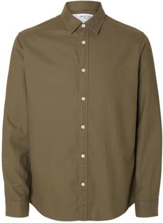 Selected - Slim Fit Overhemd - Houthakkershemd - Lange Mouwen