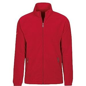 Trigema heren fleece jas, rood (kersen), XXL