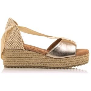 MTNG Lita 59554 Damessandalen met sleehak, casual, met strik, goudkleurig, 37 EU
