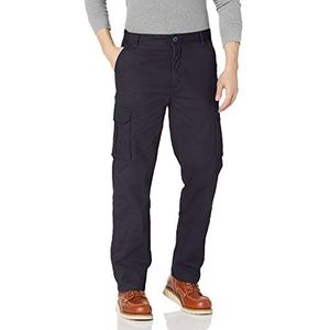 Smith's Workwear Heren Fleece gevoerde Cargo Canvas broek
