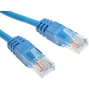 RS PRO Ethernetkabel Cat.5e, 30m, blauwe patchkabel, A RJ45 U/UTP stekker, B RJ45, LSZH