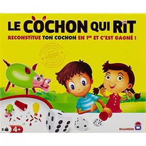 Dujardin Grands Classiques Cochon Qui Rit Gezelschapsspel ""Het lachende varken"", voor 2 spelers
