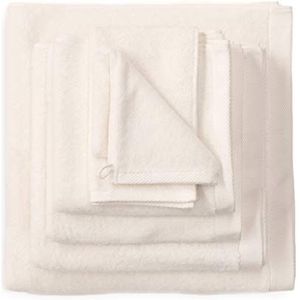 Heckett Lane Bath Hand Towel, 100% Cotton, Off-White, 50 x 100 Cm, 3.0 Pieces