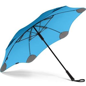 Blunt paraplu, klassiek, winddicht, meer dan 115 km/u, blauw