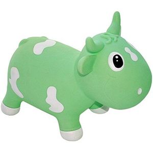 Kidzzfarm KMC130112 - opblaasbaar speelgoed - Bella de koe, groen, 12 maanden +