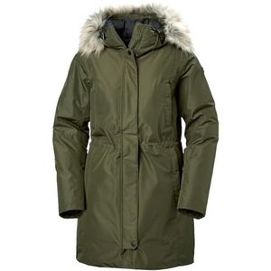 Helly Hansen - Senja Parka - Dames Trenchcoat - Utility Green - 100% Gerecycled Polyester