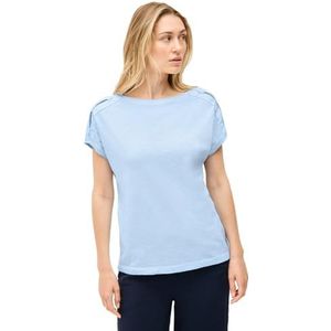 Cecil - Dames Shirt - Blauw - Knoopdetail