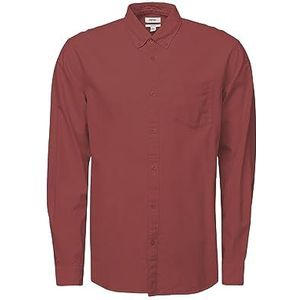 ESPRIT Herenoverhemd met button-down-kraag, 805/terracotta., XS