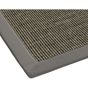 Vloermeister sisal tapijt modern hoogwaardige rand plat geweven modern 80x250 bruin natuur