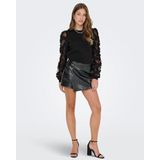 Onllavin - Sweatshirt - Regular Fit - Lange Mouwen - O-hals - Ruches