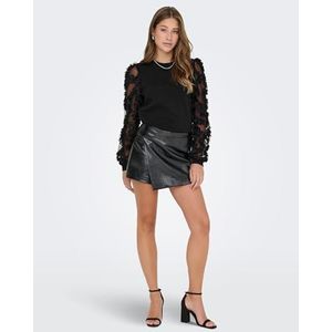 Onllavin - Sweatshirt - Regular Fit - Lange Mouwen - O-hals - Ruches