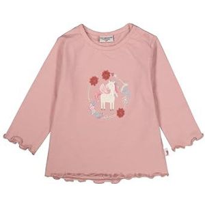 SALT AND PEPPER Meisjes B.Girls Unicorn Print Baby en Peuter T-shirt Set, Blush Rose, 92