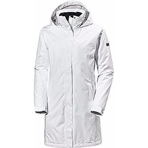 Helly Hansen Aden Damesregenjas, geïsoleerd, waterdicht, winddicht, ademend, lange lengte, opbergbare capuchon