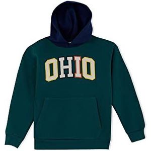 DeFacto Sweatshirt met capuchon voor jongens, blauw, 10-11 Jaar
