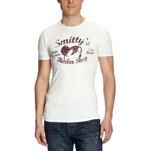 ESPRIT Herenshirt/T-shirt V43626, Ivoor (alt 110), 46