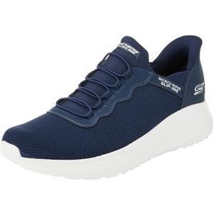 Skechers Heren Bobs Squad Chaos Daily Hype Slip-On, marineblauw, 41 EU