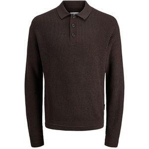 JACK & JONES Jjkaito Knit Polo Bf, Delicioso, L