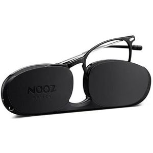 Nooz Optics leesbril, ovale vorm, voor mannen en vrouwen, essentieel model uit de Alba-collectie, Zwart, Eén maat