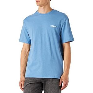 JACK&JONES Heren JCOAIR Club Tee SS Crew Neck SN T-shirt, Riviera/Fit: Relaxed, S