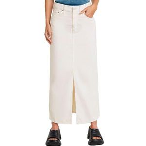 Rok - Viktoria - Effen - Denim - A-lijn