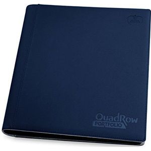 Ultimate Guard UGD010425 Portfolio 480-24-Pocket XenoSkin (Quadrow) Microfiber verzamelkaartenmap, blauw