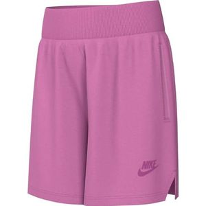 Nike Meisjesshorts G NSW Short JSY Lbr, Playful Pink/Active Fuchsia, FN8593-675, S