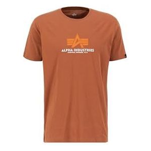 Alpha Industries - T-shirt Basic - Hazel Brown - Korte Mouwen