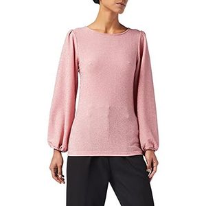 SPARKZ COPENHAGEN Brigitte Top Ls T-shirt met lange mouwen voor dames, Roze (Cool Pink 501), XS