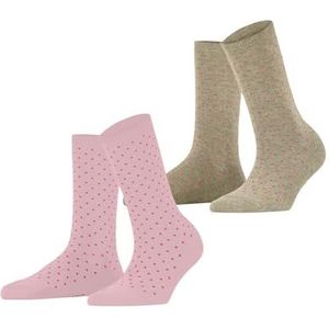 Esprit - Fine Dot - Gedessineerd Katoen - Veelkleurig - Multipack Sokken Dames