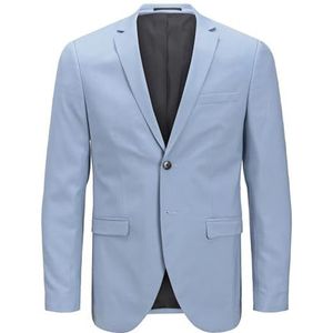 JACK & JONES Herenblazer, enkele rij, super slim fit, Ashley Blue/Fit: super slim fit, 50