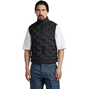 G-STAR RAW Heren 3D opblaasbare bodywarmer jas, Zwart (Dk Zwart D207-6484), S