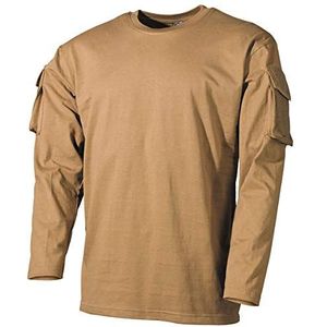 MFH US Met mouwzakken Overhemd met lange mouwen - Coyote maat 3XL