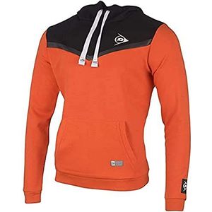 Dunlop Kinderen 72240-128 Essential Line Hooded Trui, Helder Oranje/Antraciet, 128
