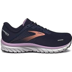 Brooks Defyance 13 Sneakers voor dames, 40,5 EU, Peacoat Papaya Orchid, 40.5 EU