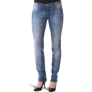 Wrangler Courtney Skinny-jeans voor dames - blauw - W30/L34