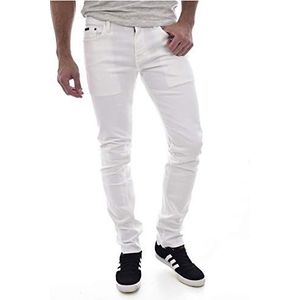 Calvin Klein Jeans Heren Slim Recht OFWST, wit (Off White Stretch 159), 32W x 32L