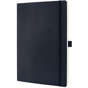 SIGEL CO310 notitieboek groot, geruit, softcover, zwart, 194 pagina's, Conceptum - meer kleuren