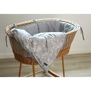 Manostiles Danish Design Organisch Katoen Luxe Baby Bedding, Wolf Grijs