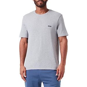 BOSS Heren Waffle Pyjama T-shirt, Medium Grey, M, medium grijs, M