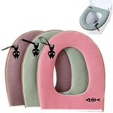 Zuzer Toiletstoelhoezen, 3e toiletzitkussen, universeel wasbaar toiletzitkussen met ritssluiting, waterdicht, antibacterieel, waterdicht, antibacterieel, voor thuis