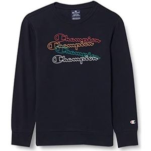 Champion Graphic Shop Crewneck Sweater Jongens, Navy Blauw, 12 Jaren