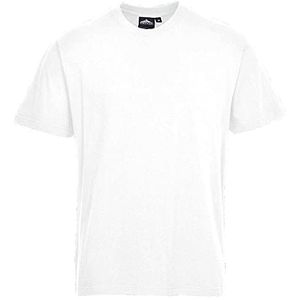 Portwest B195 Turin Premium T-Shirt, Normaal, Grootte XL, Wit