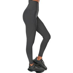 Trendyol dame yoga broek Antraciet Karyo Sewing Gedetailleerde Roller Sports Tights, Antraciet, XS