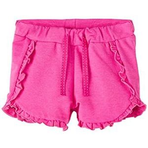 NAME IT Nmfdodo Light Sweat Shorts voor meisjes, roze yarrow, 98 cm