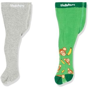 Playshoes Uniseks kinderpanty's, groen-grijs, 122/128 cm