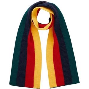 United Colors of Benetton Sjaal voor kinderen en jongens, Meerkleurige strepen 7p2, M
